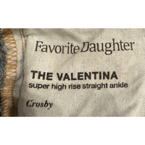 Favorite Daughter Valentina High Rise Straight Jeans 29 - Picture 6 of 9